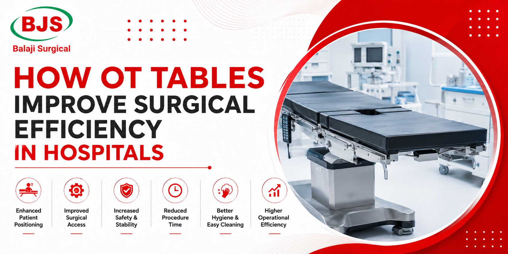 How OT Tables Improve Surgical Efficiency in Hospitals
