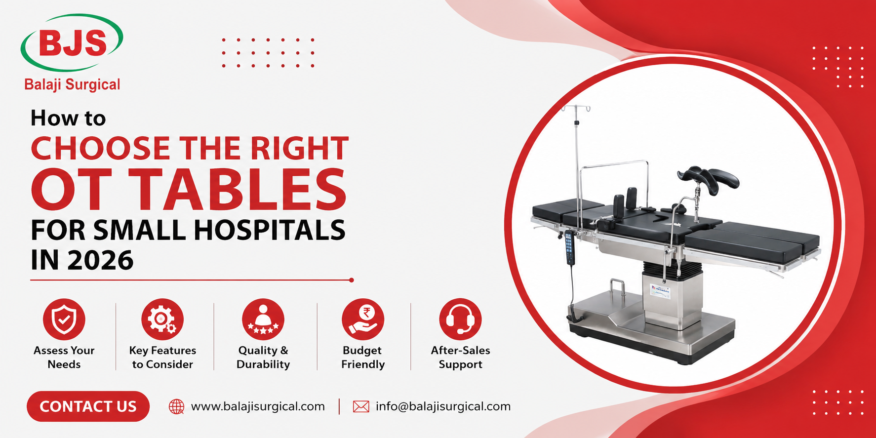 How to Choose the Right OT Tables for Small Hospitals in 2026