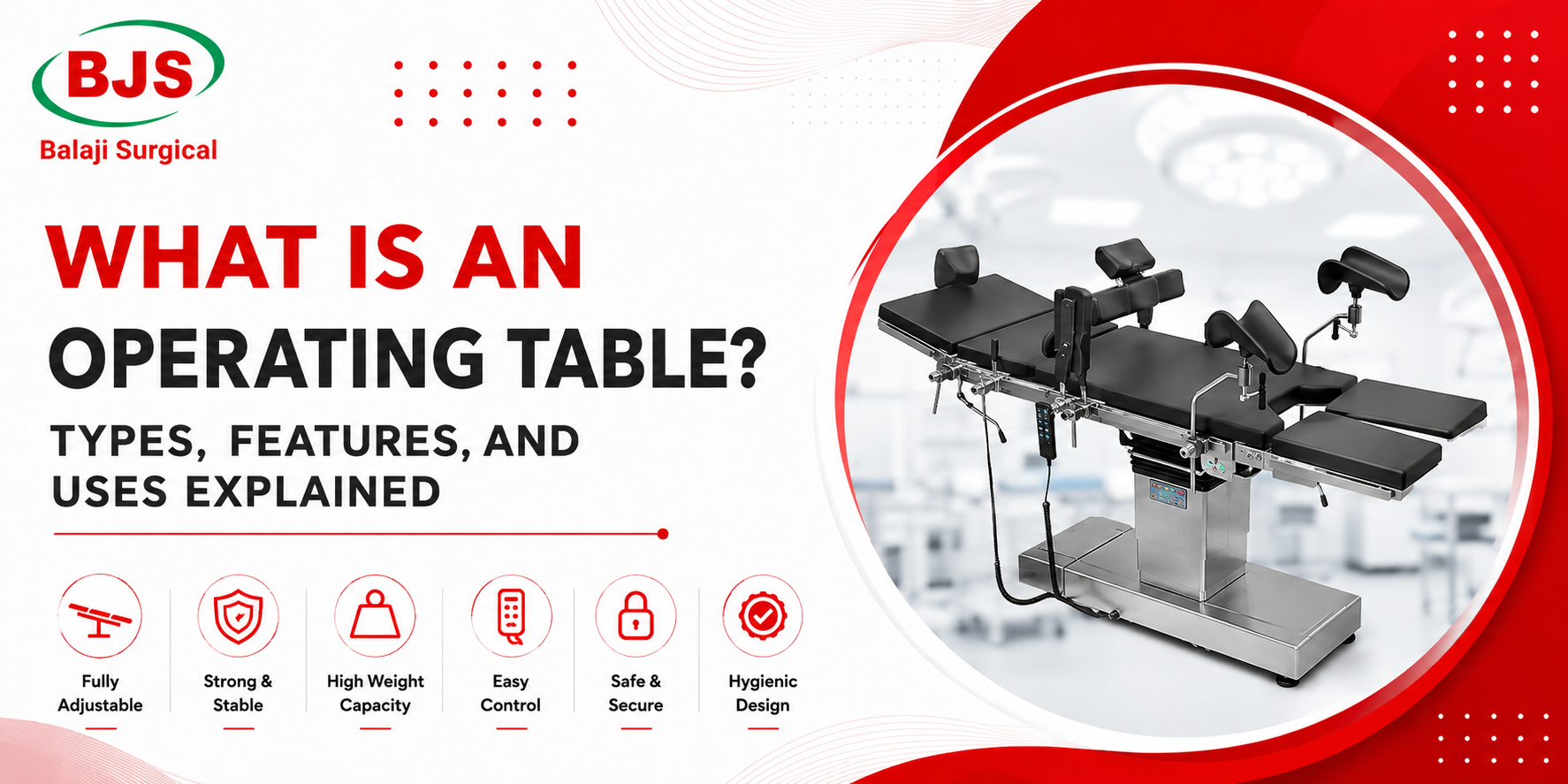 What is an Operating Table? Types, Features, and Uses Explained